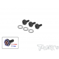 T-Works Steel Low Profile Clutch Screw 3pcs